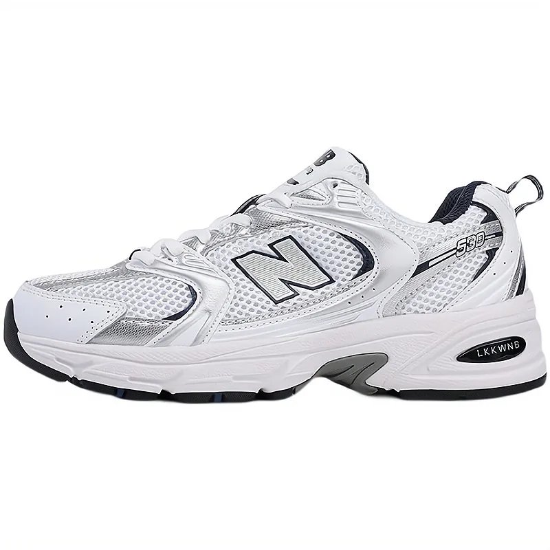 New Balance 530 Grey Silver White Sneakers - Unisex Original Mesh Dad Shoes - High-End Version, Couple Sports Casual Shoes thumbnail 5
