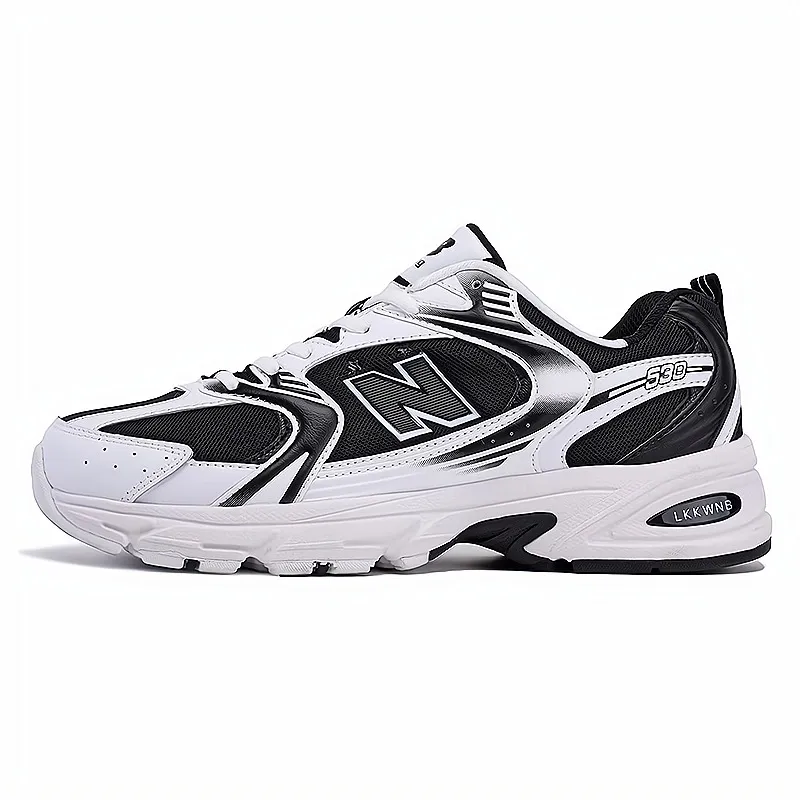 New Balance 530 Grey Silver White Sneakers - Unisex Original Mesh Dad Shoes - High-End Version, Couple Sports Casual Shoes thumbnail 8