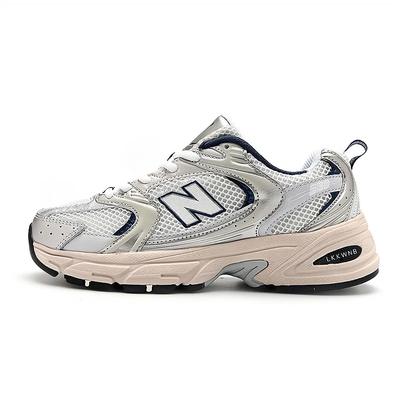 New Balance 530 Grey Silver White Sneakers - Unisex Original Mesh Dad Shoes - High-End Version, Couple Sports Casual Shoes thumbnail 4