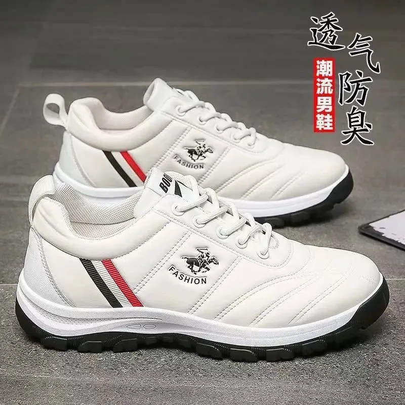 Men's Waterproof Running Shoes - Non-Slip Warm Sneakers for Autumn Winter - Versatile Casual Sports Footwear - National Trend Design thumbnail 6