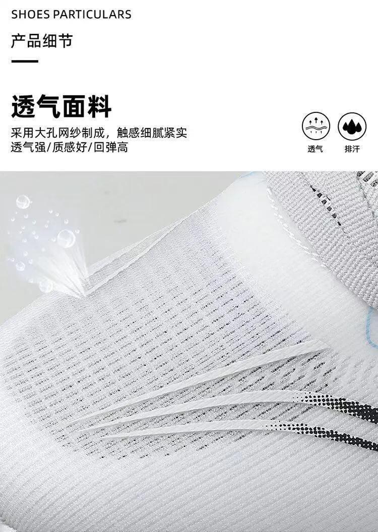 Men's Summer Mesh Sneakers Breathable Lightweight Running Shoes Soft Sole Anti-Slip Shock Absorption Casual Sports Shoes showcase 6