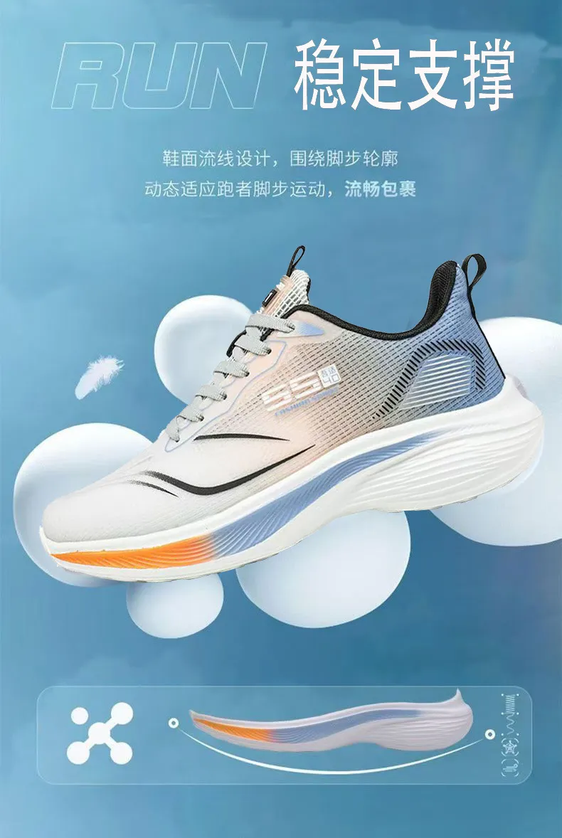 Men's Summer Mesh Sneakers Breathable Lightweight Running Shoes Soft Sole Anti-Slip Shock Absorption Casual Sports Shoes showcase 3