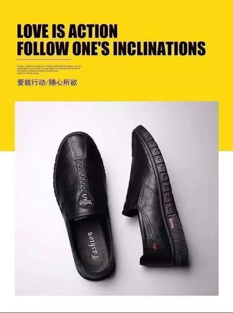 Men's Leather Business Shoes Summer 2026 Hot Selling Versatile Fashionable Casual Slip-Ons Odor-Free Wholesale showcase 12