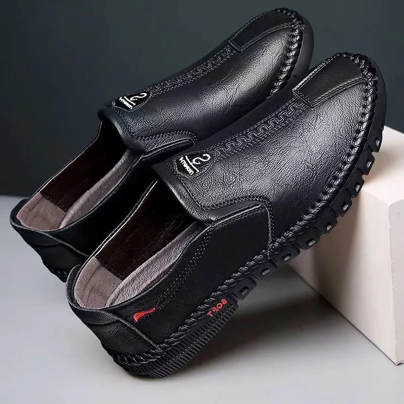 Men's Leather Business Shoes Summer 2026 Hot Selling Versatile Fashionable Casual Slip-Ons Odor-Free Wholesale thumbnail 6