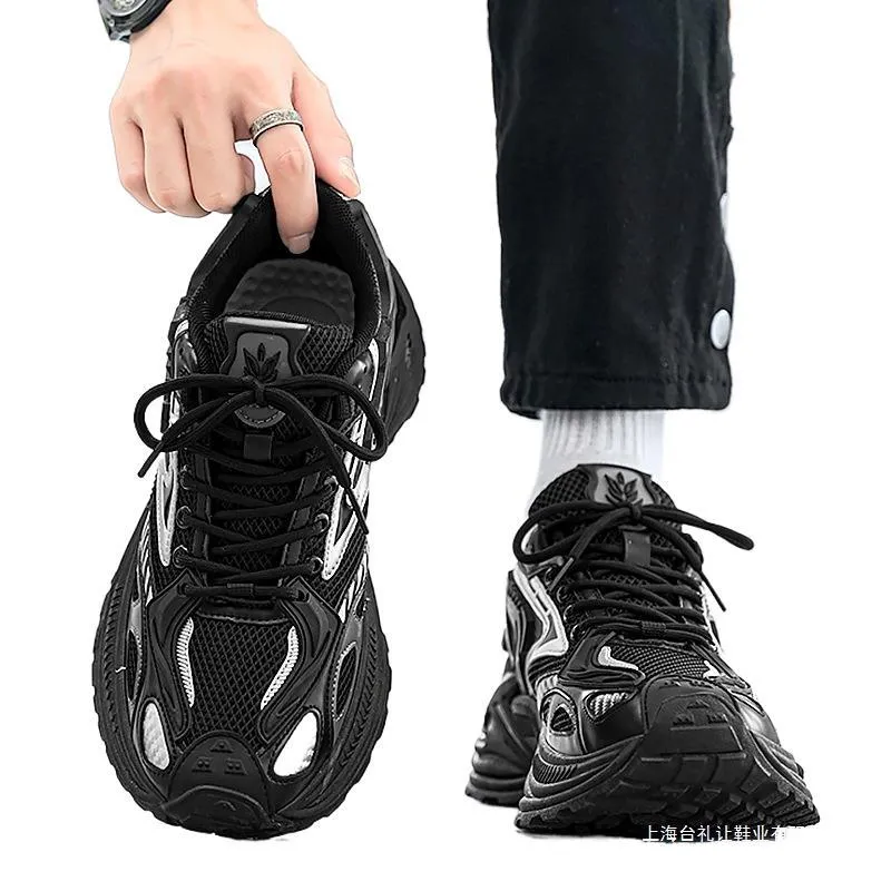 Men's Rattlesnake Dad Sneakers 2025 New Autumn Mesh Breathable Height Increasing Sports Casual Shoes Putian Style thumbnail 5
