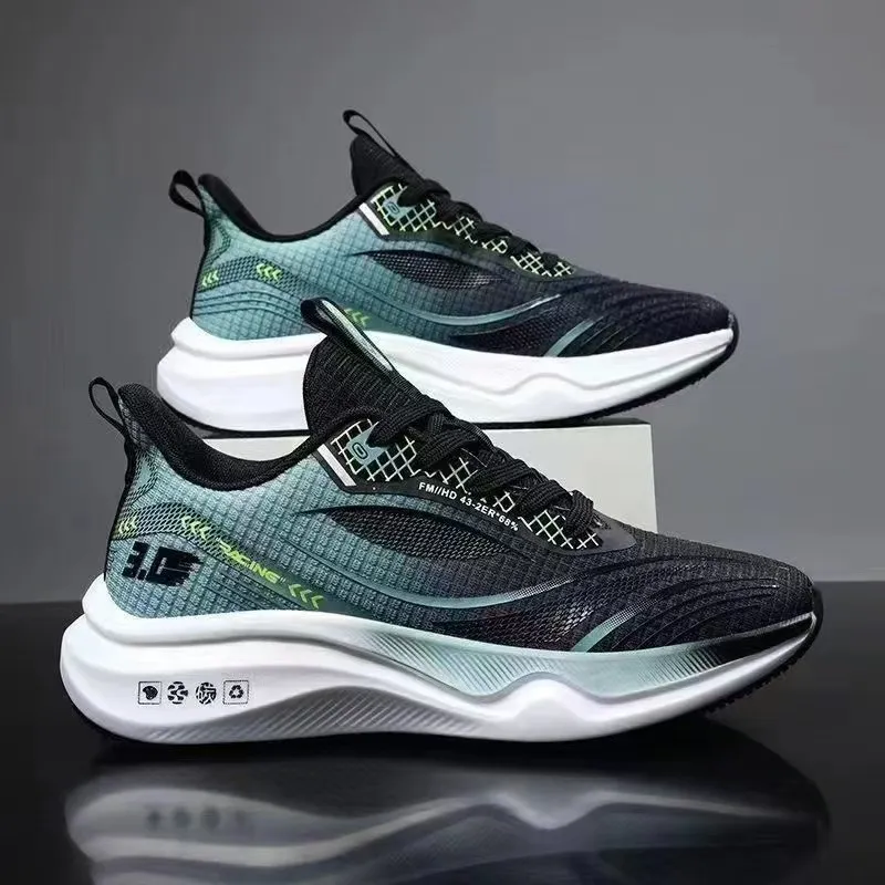 Men's Lightweight Running Shoes Breathable Athletic Sneakers Shock Absorbing Soft Sole Sports Shoes for Spring Autumn Training Jogging Walking Casual Wear thumbnail 2