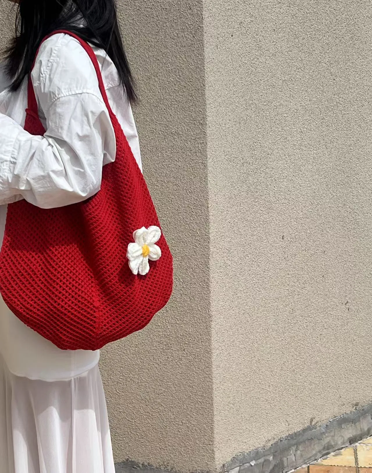 Large Flower - Red