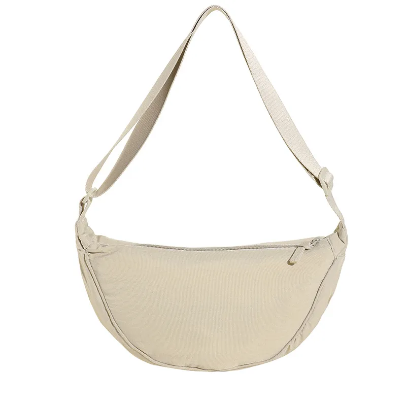 Women's Crossbody Dumpling Bag, Trendy Travel Shoulder Bag with Silk Floss Accent, Versatile All-Match Design, Spring 2024 Fashion thumbnail 5