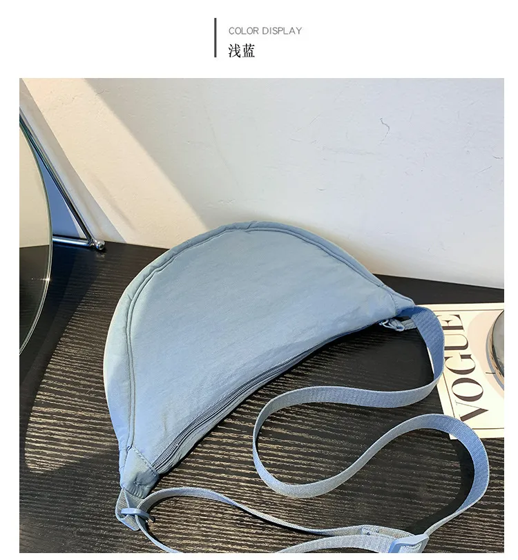 Women's Crossbody Dumpling Bag, Trendy Travel Shoulder Bag with Silk Floss Accent, Versatile All-Match Design, Spring 2024 Fashion showcase 14