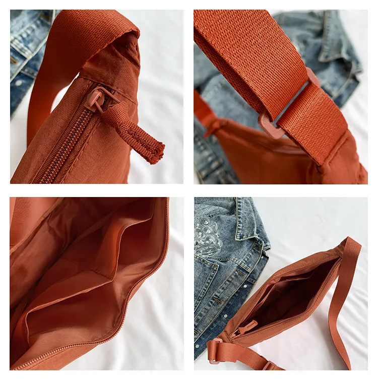 Women's Crossbody Dumpling Bag, Trendy Travel Shoulder Bag with Silk Floss Accent, Versatile All-Match Design, Spring 2024 Fashion showcase 11