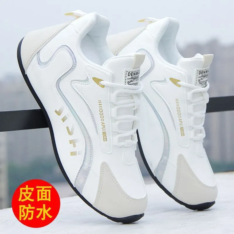Men's Shoes Leather Top Waterproof Non-slip High-grade Travel Shoes Trendy All-match Autumn Men's Sports Casual Shoes Trendy Shoes thumbnail 7