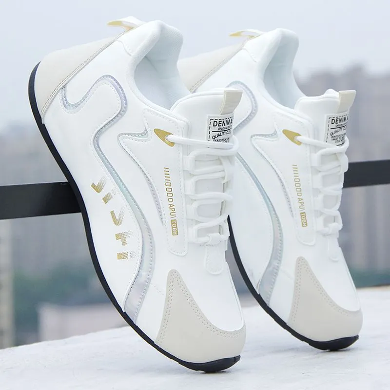 Men's Shoes Leather Top Waterproof Non-slip High-grade Travel Shoes Trendy All-match Autumn Men's Sports Casual Shoes Trendy Shoes thumbnail 2