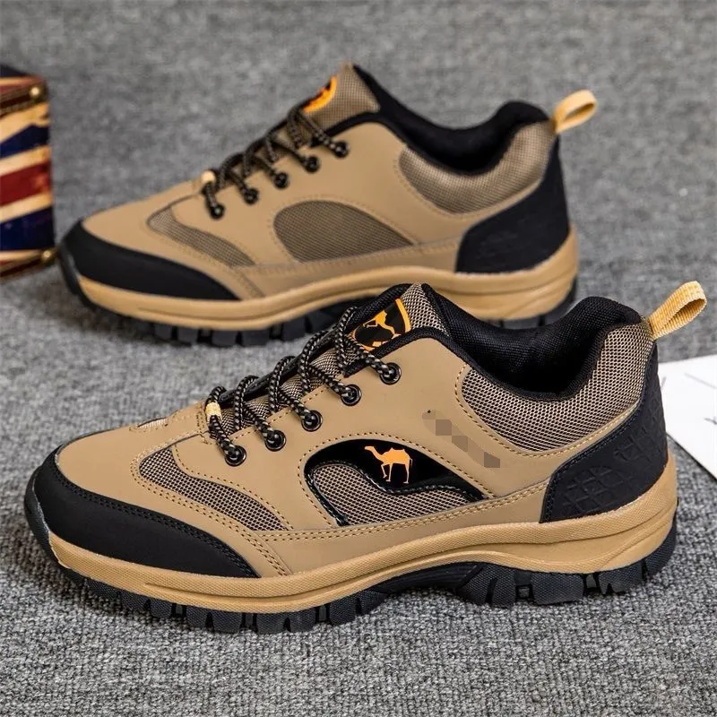 Men's Large Size Hiking Shoes Mesh Outdoor Workwear Fashion Casual Labor Protection Cross-Border Sneakers Breathable Lightweight Walking Trekking Trail Shoes thumbnail 1