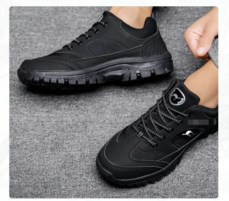 Men's Large Size Hiking Shoes Mesh Outdoor Workwear Fashion Casual Labor Protection Cross-Border Sneakers Breathable Lightweight Walking Trekking Trail Shoes showcase 10