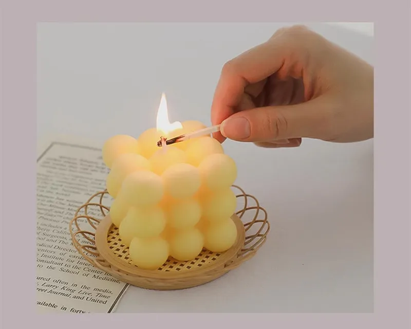 Rubik's Cube Scented Soy Wax Candle - Unique Souvenir Gift for Weddings, Bridesmaids, Groomsmen - High-End Decorative Ornament for Home Decor showcase 8