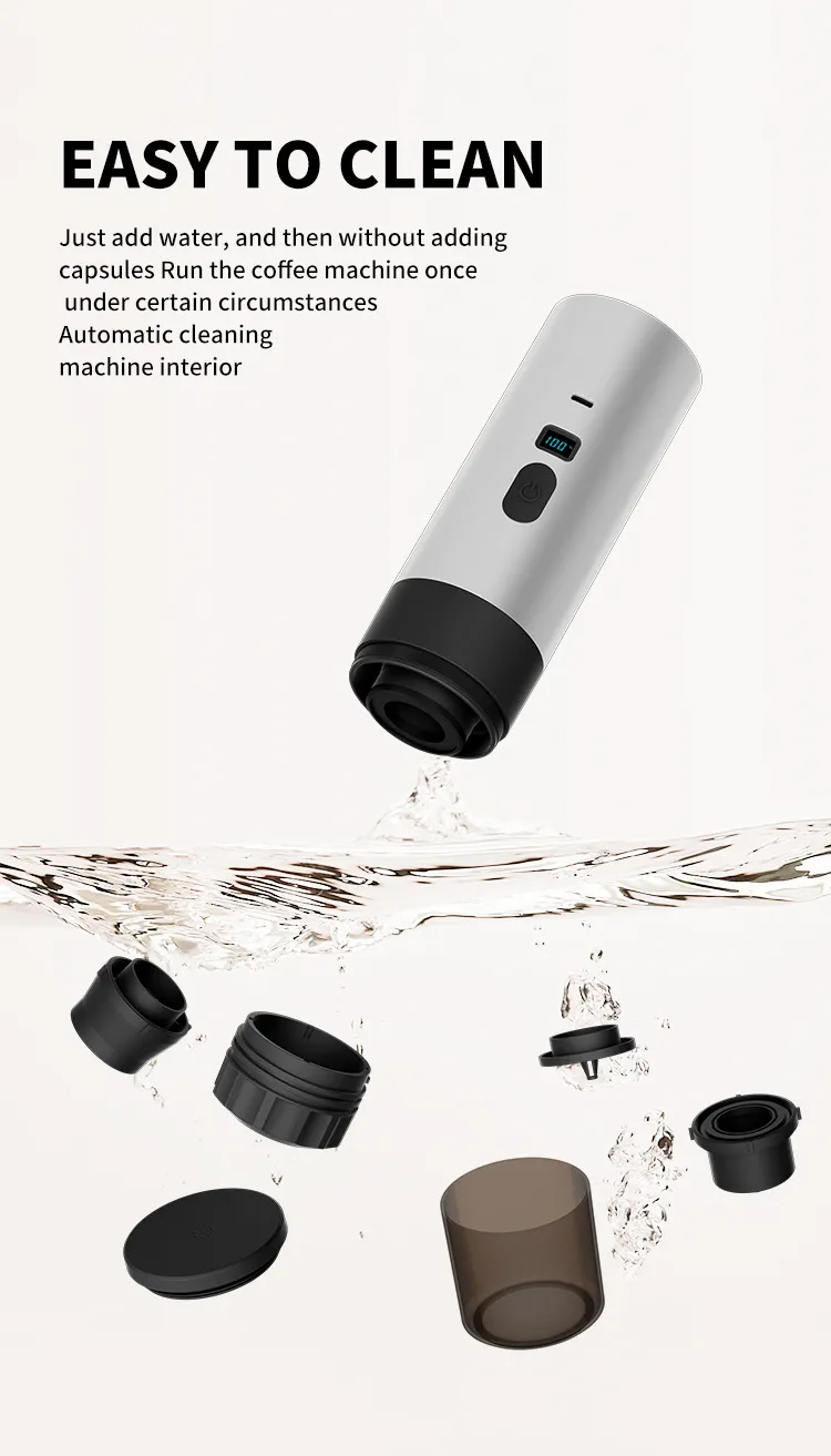 Portable Espresso Coffee Maker Machine - Mini Electric Capsule Coffee Machine for Home, Office, Travel - Compatible with Nespresso Capsules showcase 7