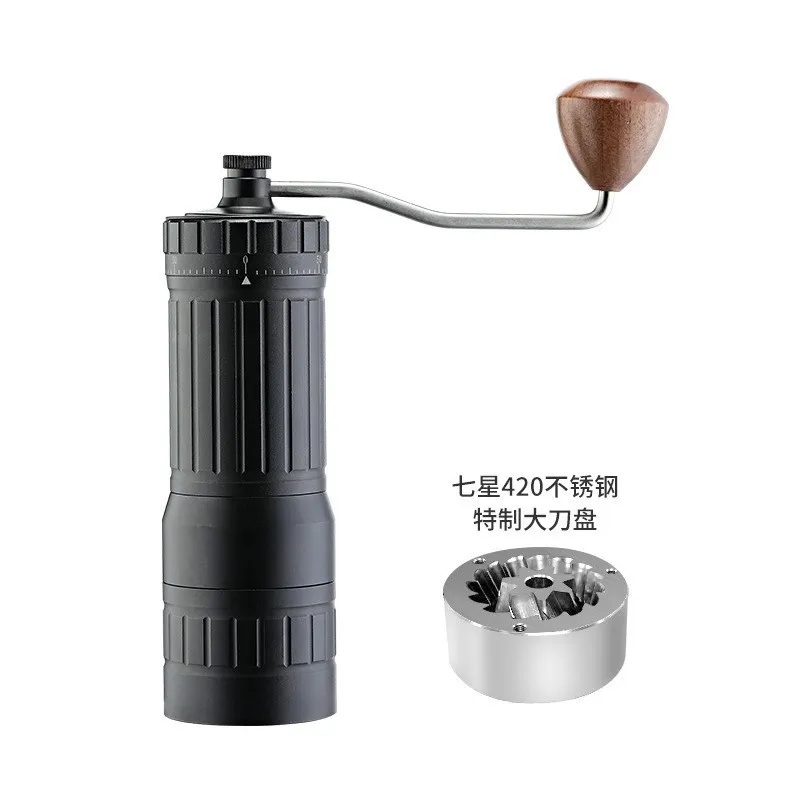 Manual Coffee Grinder with Large Blade and Steel Core - Hand Crank Mill for Fresh Coffee Beans - Portable Coffee Grinder for Home Use thumbnail 6