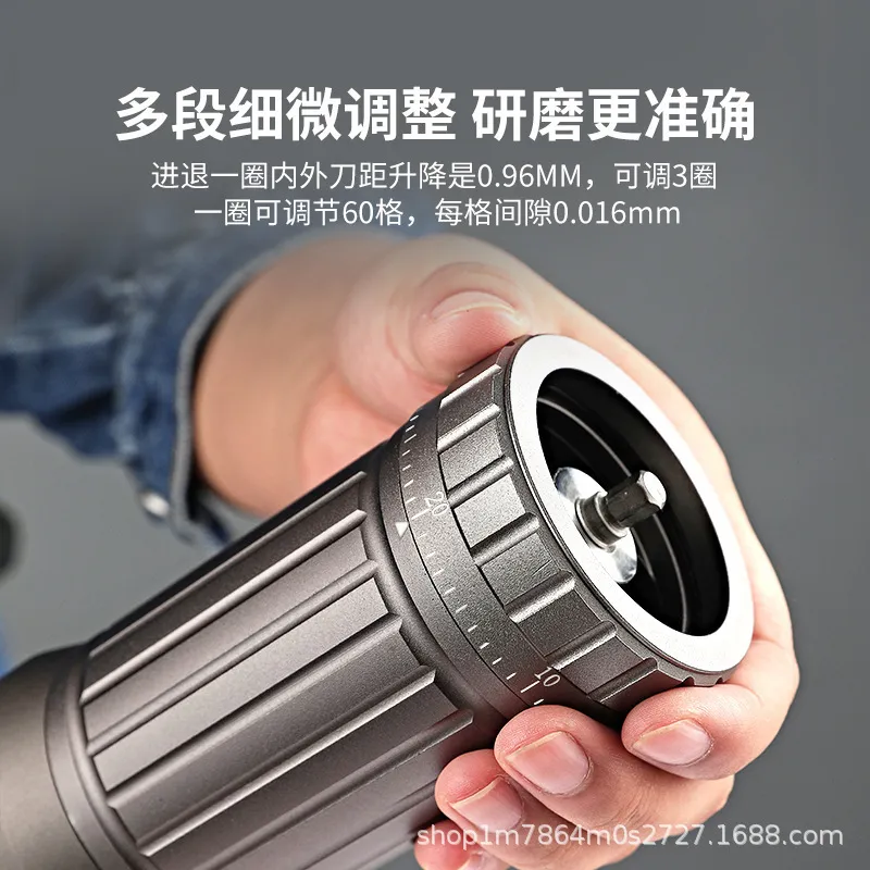 Manual Coffee Grinder with Large Blade and Steel Core - Hand Crank Mill for Fresh Coffee Beans - Portable Coffee Grinder for Home Use showcase 3