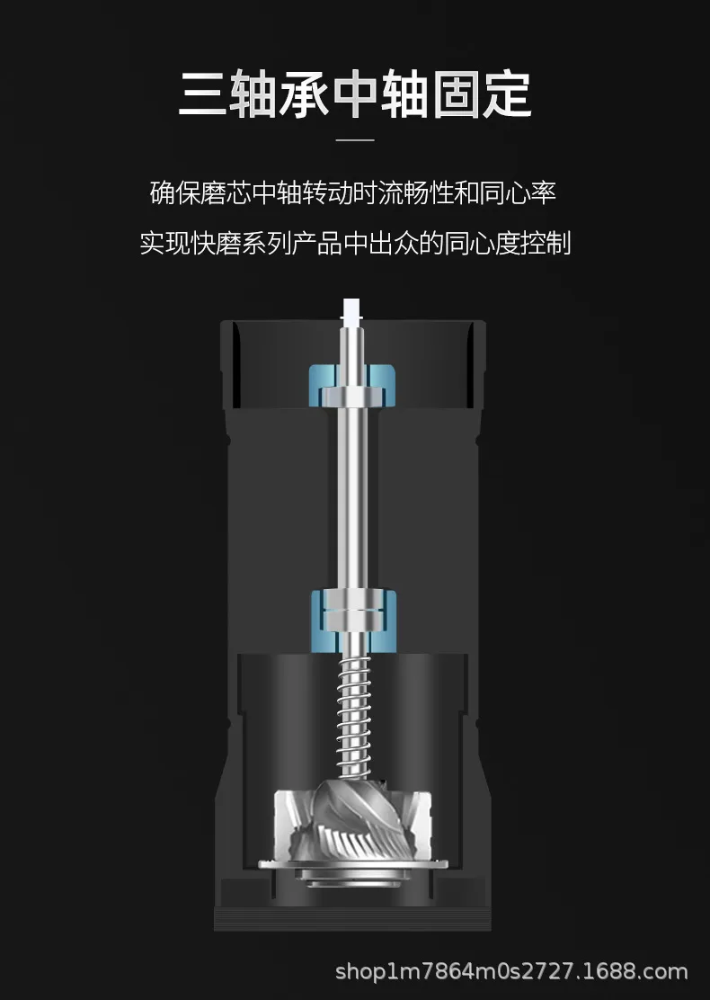 Manual Coffee Grinder with Large Blade and Steel Core - Hand Crank Mill for Fresh Coffee Beans - Portable Coffee Grinder for Home Use showcase 7