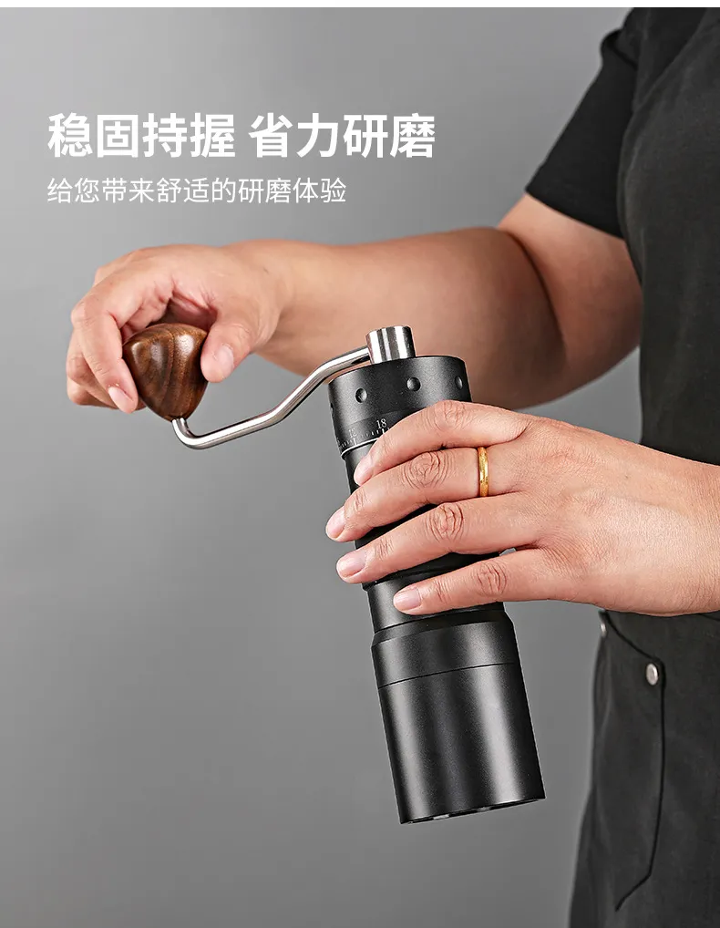 Manual Coffee Grinder with Large Blade and Steel Core - Hand Crank Mill for Fresh Coffee Beans - Portable Coffee Grinder for Home Use showcase 19
