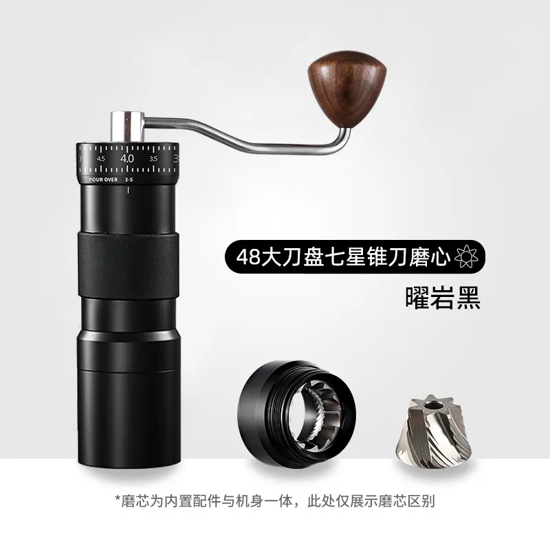 Portable Manual Coffee Grinder with SUS420 Steel Core - Hand Crank Espresso Mill for Outdoor Camping, Travel, and Home Brewing thumbnail 7