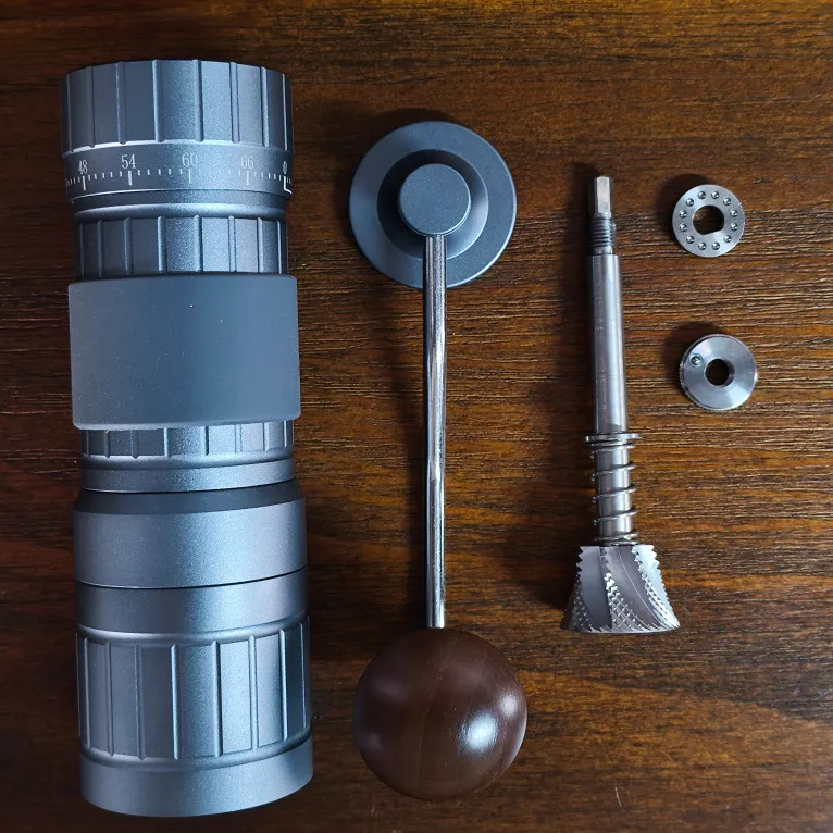 Portable Manual Coffee Grinder with SUS420 Steel Core - Hand Crank Espresso Mill for Outdoor Camping, Travel, and Home Brewing thumbnail 4
