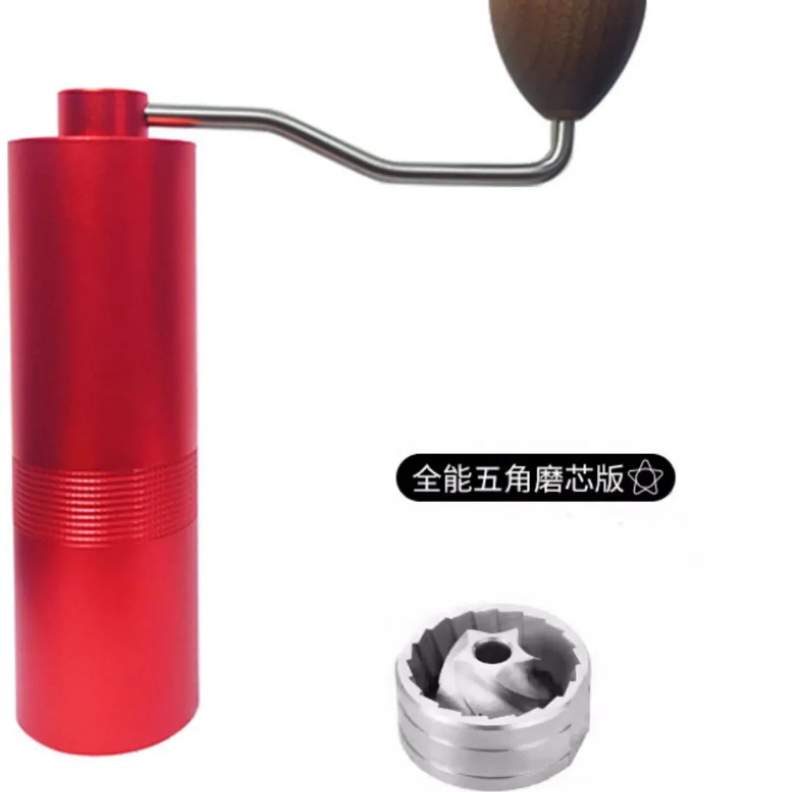 Portable Manual Coffee Grinder with SUS420 Steel Core - Hand Crank Espresso Mill for Outdoor Camping, Travel, and Home Brewing thumbnail 9