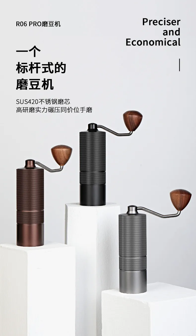 Portable Manual Coffee Grinder with SUS420 Steel Core - Hand Crank Espresso Mill for Outdoor Camping, Travel, and Home Brewing showcase 13