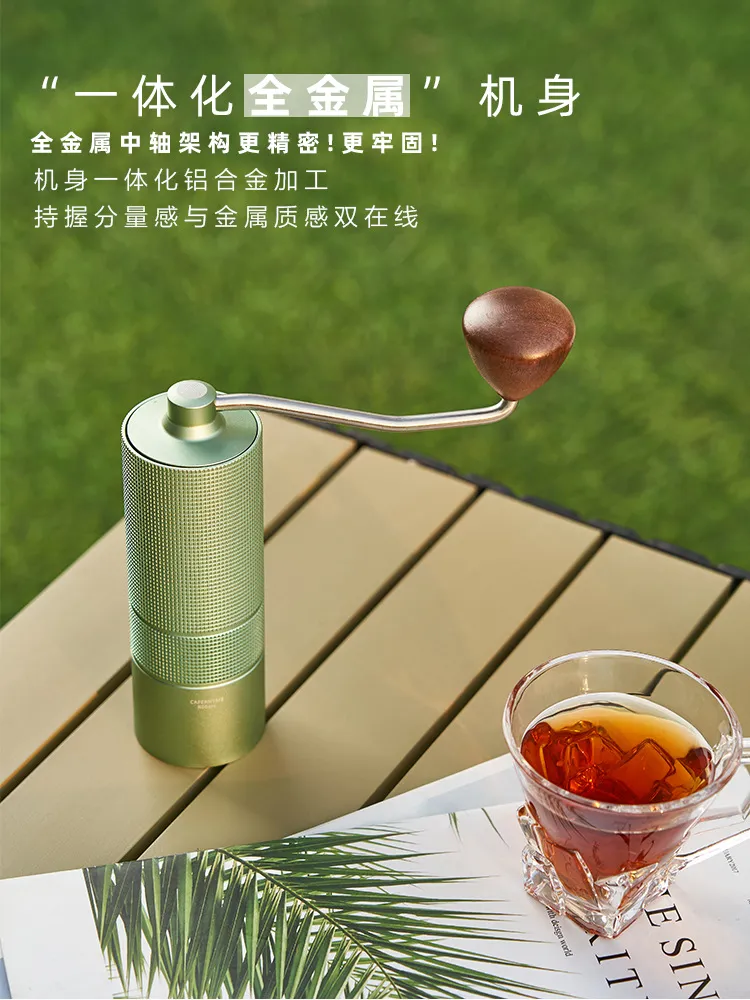 Portable Manual Coffee Grinder with SUS420 Steel Core - Hand Crank Espresso Mill for Outdoor Camping, Travel, and Home Brewing showcase 16