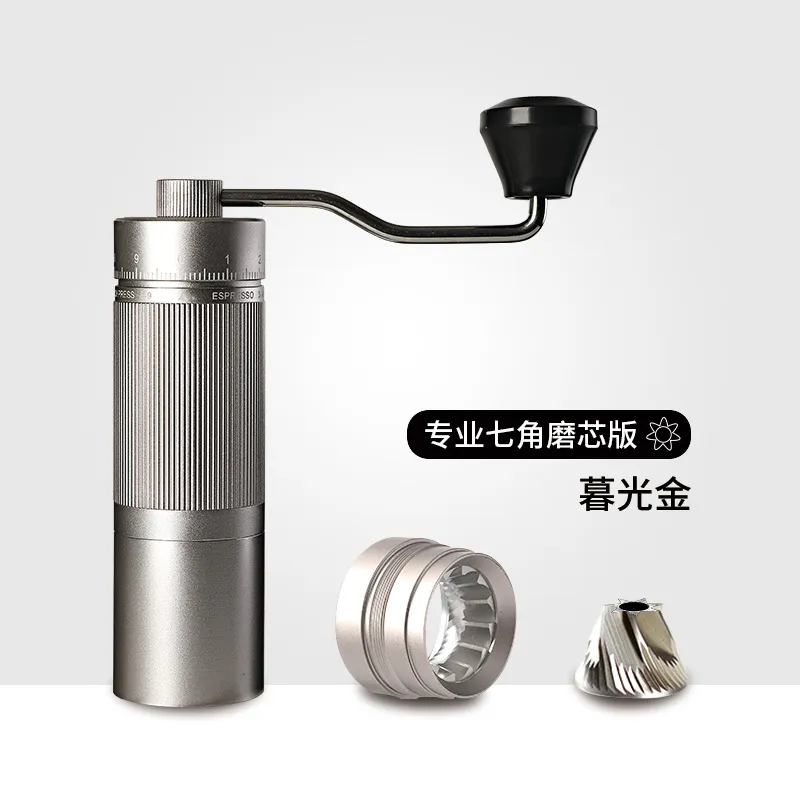 Portable Manual Coffee Grinder with SUS420 Steel Core - Hand Crank Espresso Mill for Outdoor Camping, Travel, and Home Brewing thumbnail 6