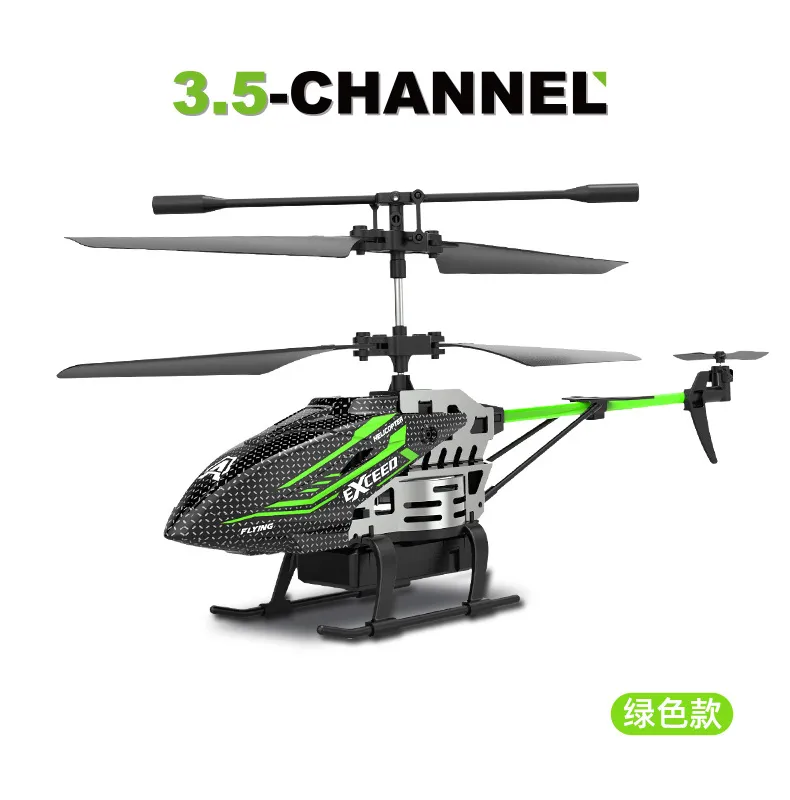 Remote Control Helicopter Toy for Kids & Adults - 3.5 Channel RC Aircraft with USB Charging, Fall-Resistant, Anti-Collision Design - Perfect for Beginners thumbnail 6