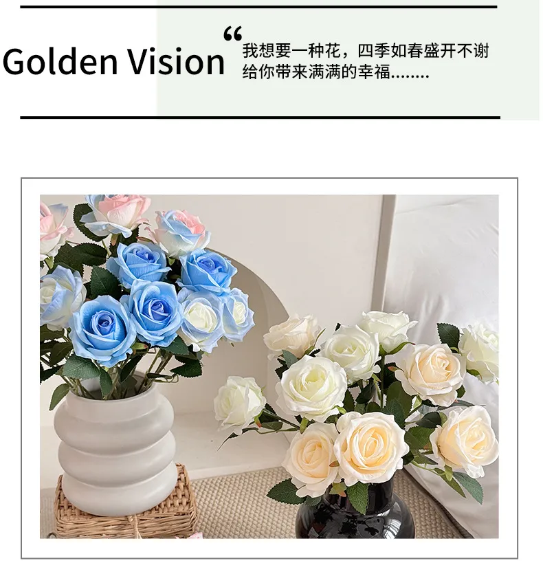 Artificial Roses for Valentine's Day, Wedding, and Home Decor - Single Stem Realistic Fake Flowers - Wholesale Bulk Available showcase 9