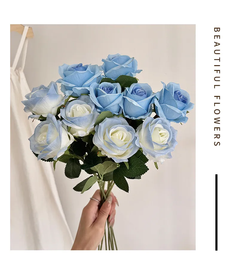 Artificial Roses for Valentine's Day, Wedding, and Home Decor - Single Stem Realistic Fake Flowers - Wholesale Bulk Available showcase 13