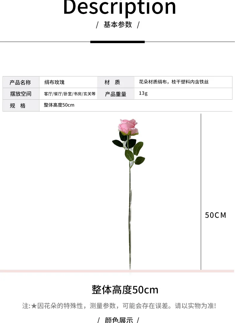 Artificial Roses for Valentine's Day, Wedding, and Home Decor - Single Stem Realistic Fake Flowers - Wholesale Bulk Available showcase 3