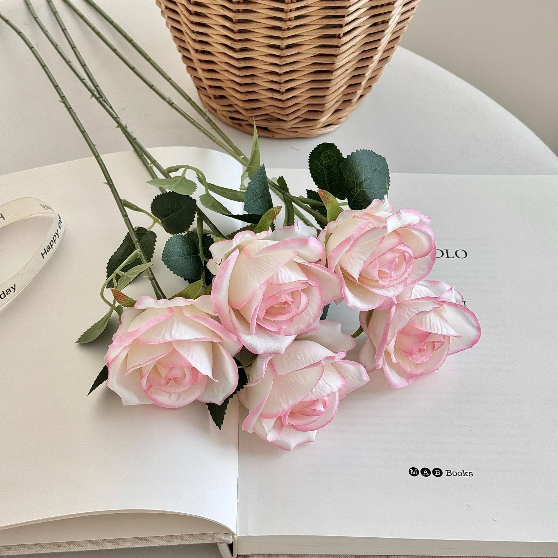 Artificial Roses for Valentine's Day, Wedding, and Home Decor - Single Stem Realistic Fake Flowers - Wholesale Bulk Available thumbnail 9