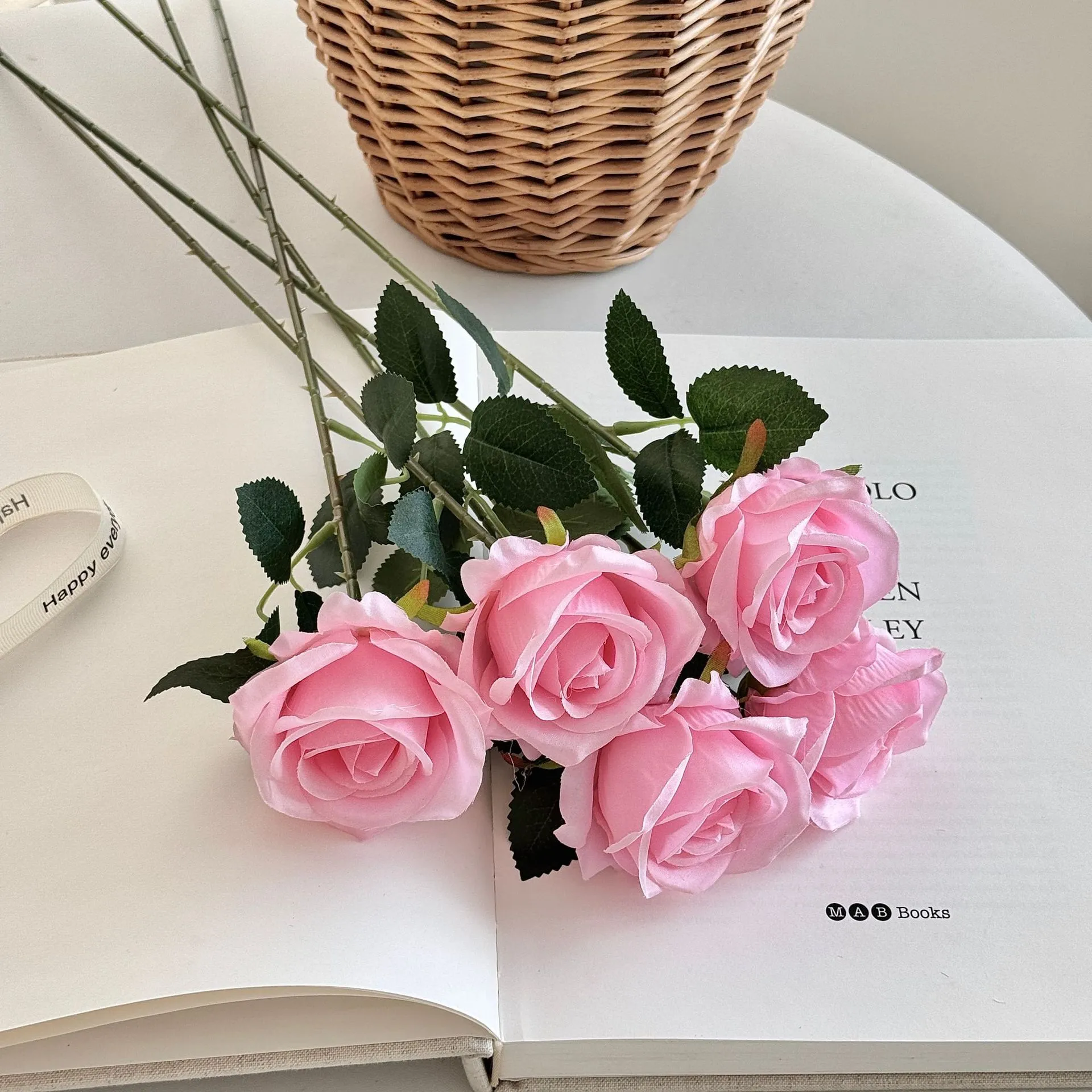 Artificial Roses for Valentine's Day, Wedding, and Home Decor - Single Stem Realistic Fake Flowers - Wholesale Bulk Available thumbnail 7