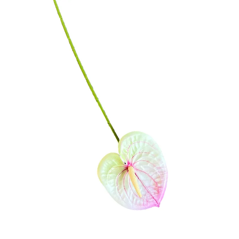 3D Printed Red Palm Simulation Flower Flame Crane Decoration - Wedding, Auditorium, Home Decor - Artificial Green Plant Wholesale thumbnail 5