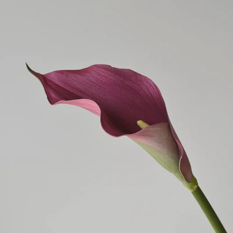 Artificial Calla Lily Flowers for Wedding Bouquet & Home Decoration - Soft Touch EVA Foam, Large Size, Wholesale thumbnail 10