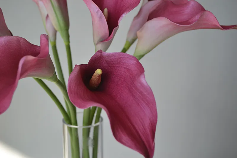 Artificial Calla Lily Flowers for Wedding Bouquet & Home Decoration - Soft Touch EVA Foam, Large Size, Wholesale showcase 9