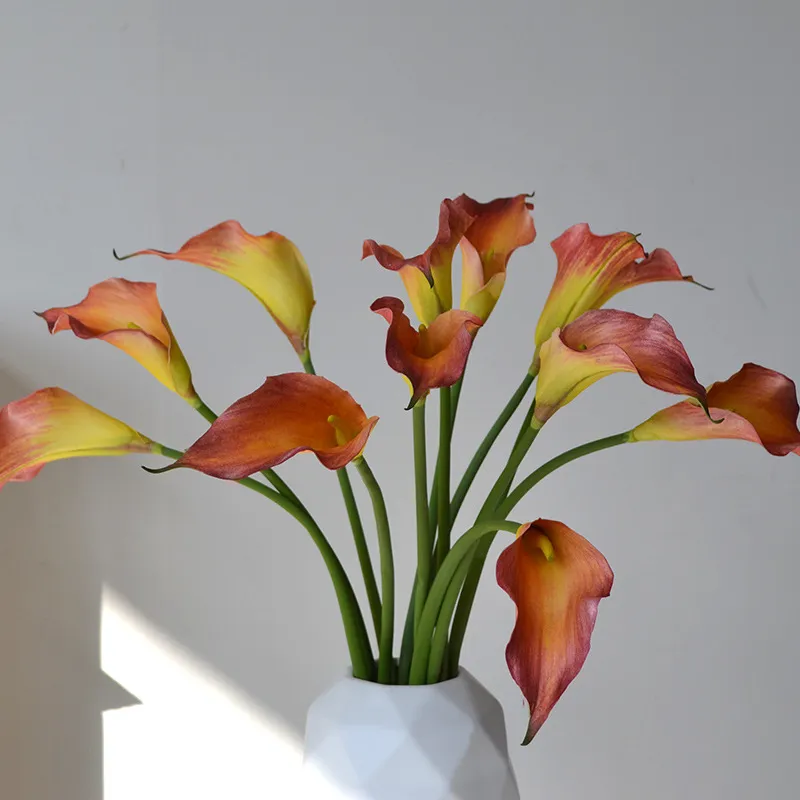Artificial Calla Lily Flowers for Wedding Bouquet & Home Decoration - Soft Touch EVA Foam, Large Size, Wholesale showcase 5