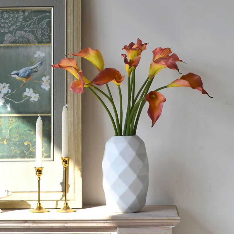 Artificial Calla Lily Flowers for Wedding Bouquet & Home Decoration - Soft Touch EVA Foam, Large Size, Wholesale showcase 4
