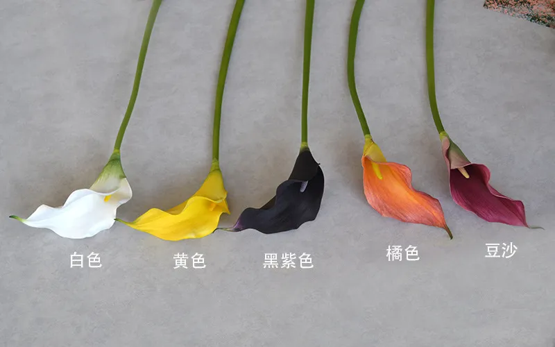 Artificial Calla Lily Flowers for Wedding Bouquet & Home Decoration - Soft Touch EVA Foam, Large Size, Wholesale showcase 2