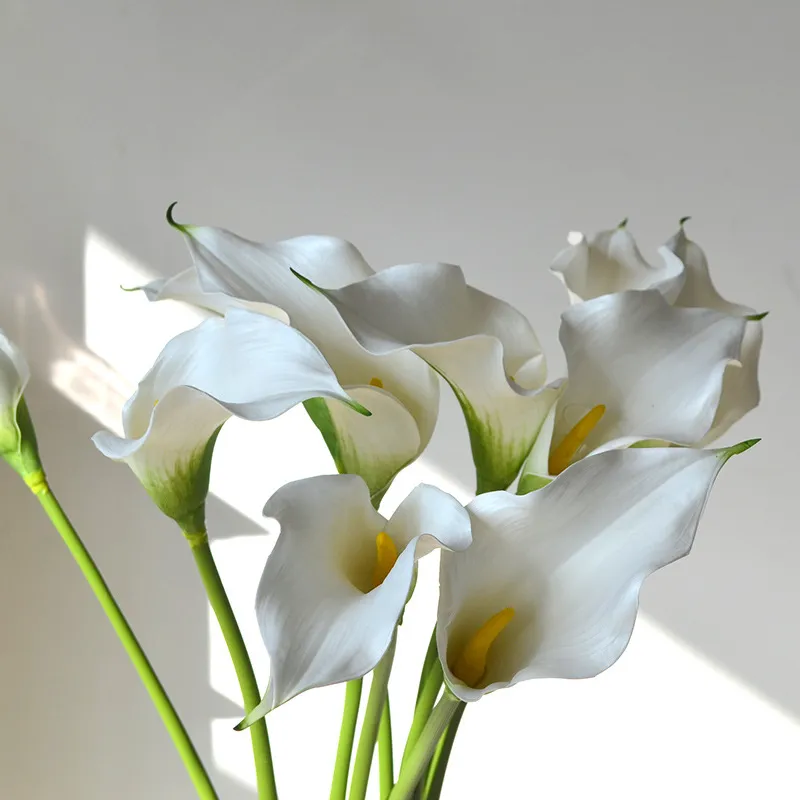 Artificial Calla Lily Flowers for Wedding Bouquet & Home Decoration - Soft Touch EVA Foam, Large Size, Wholesale showcase 3