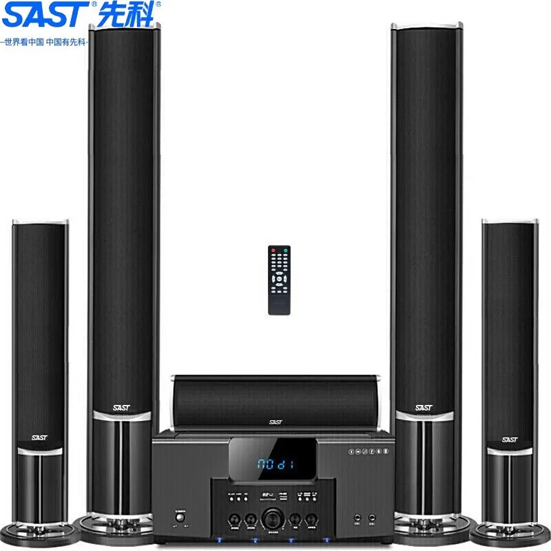 5.1 Channel Home Theater Speaker System - Wall Mounted Audio, Karaoke Sound, Surround Sound System for TV, Movies, Music thumbnail 6