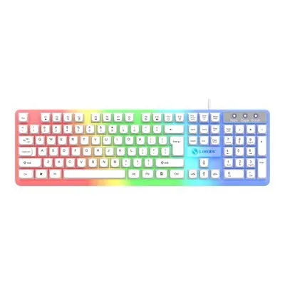 G21 Wired USB Backlit Keyboard - Home Office, Business, Mechanical Feel, Luminous - Ergonomic Design, Comfortable Typing, Durable, PC Gaming Keyboard thumbnail 9