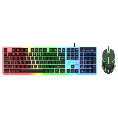 G21 Wired USB Backlit Keyboard - Home Office, Business, Mechanical Feel, Luminous - Ergonomic Design, Comfortable Typing, Durable, PC Gaming Keyboard thumbnail 10