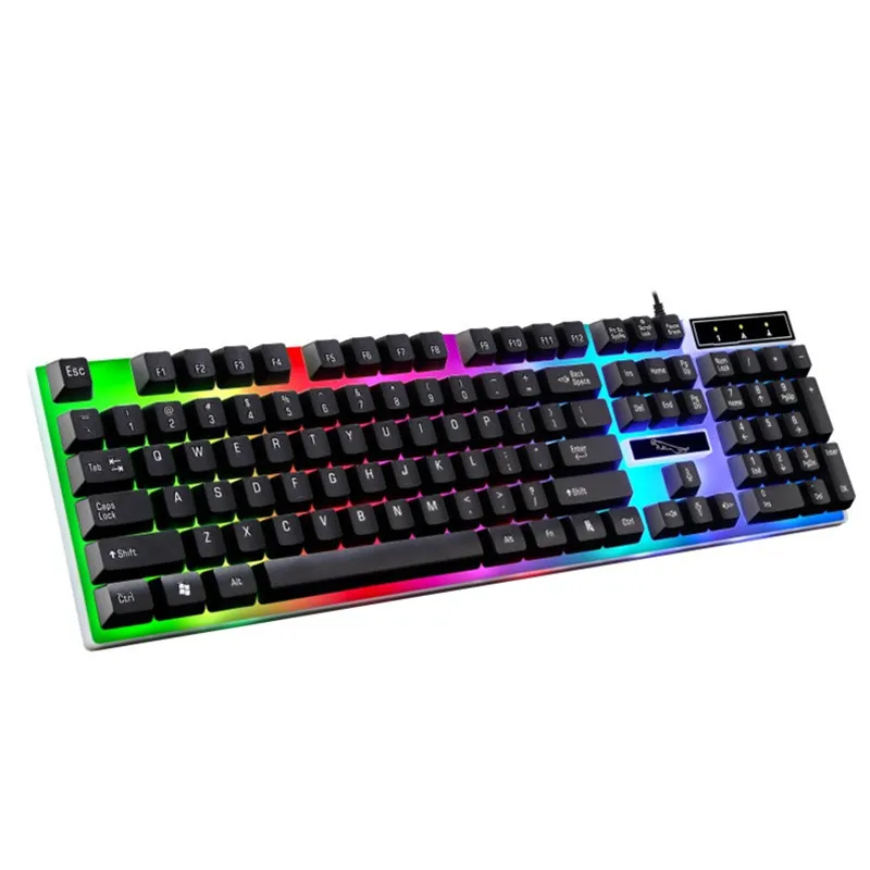 G21 Wired USB Backlit Keyboard - Home Office, Business, Mechanical Feel, Luminous - Ergonomic Design, Comfortable Typing, Durable, PC Gaming Keyboard thumbnail 8