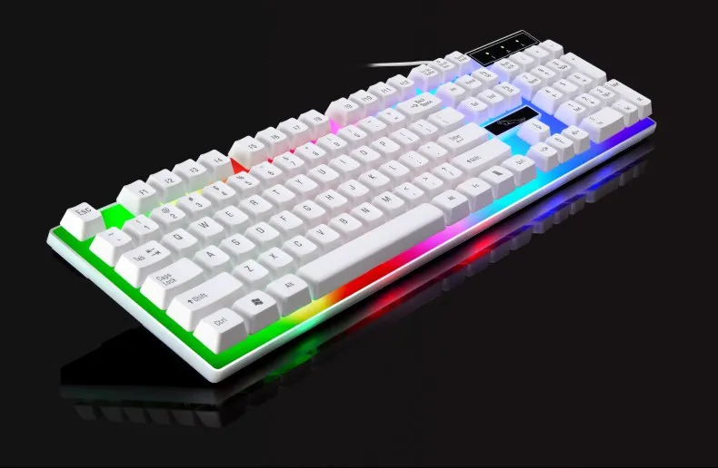 G21 Wired USB Backlit Keyboard - Home Office, Business, Mechanical Feel, Luminous - Ergonomic Design, Comfortable Typing, Durable, PC Gaming Keyboard showcase 4