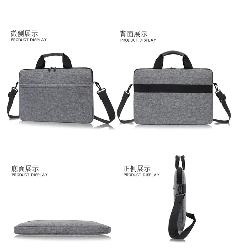 Ultra-Thin Portable Laptop Bag for Ultrabooks - Shoulder Crossbody Computer Bag for Apple, Huawei, Lenovo - Lightweight Protective Sleeve showcase 15