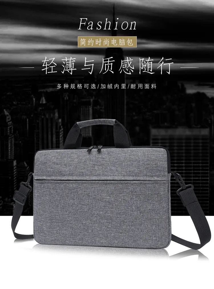 Ultra-Thin Portable Laptop Bag for Ultrabooks - Shoulder Crossbody Computer Bag for Apple, Huawei, Lenovo - Lightweight Protective Sleeve showcase 3